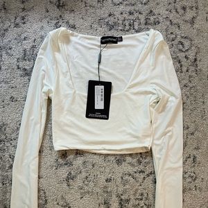Pretty Little Thing Long Sleeve Crop Top